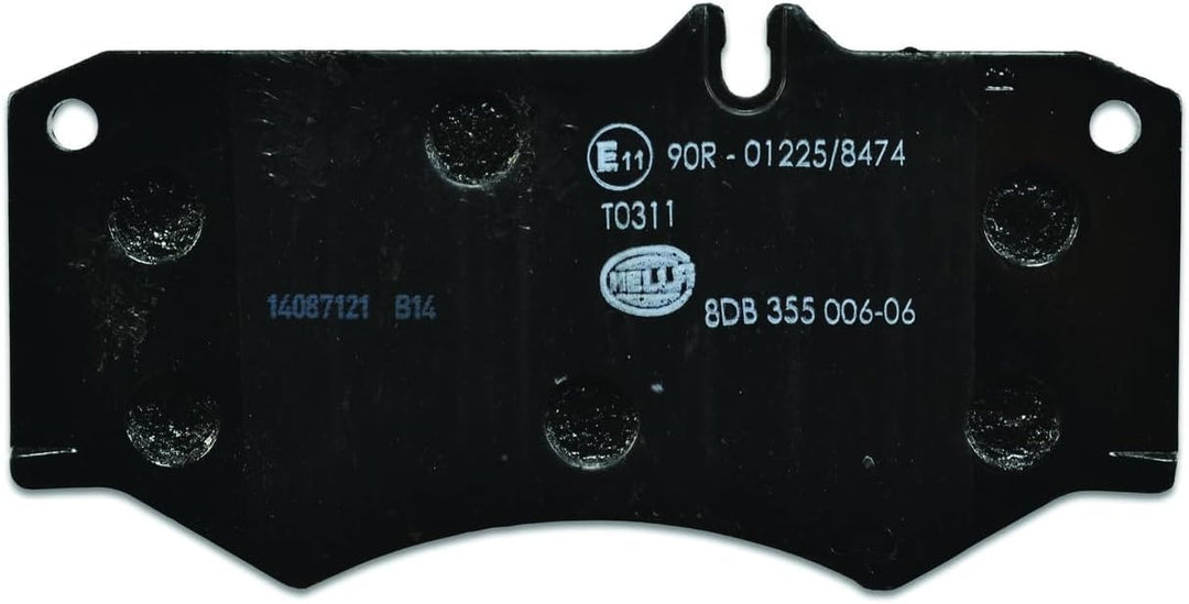 HELLA PAGID 8DB 355 006-061 Bremsbelagsatz - T0311 - Dicke/Stärke: 18mm - Bremssystem: Perrot - für