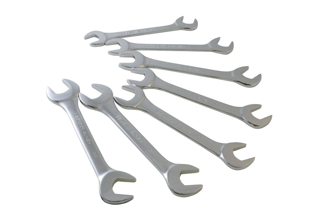 Sunex 9927 Jumbo Metric Angeled Wrench Set, CR-MO, 26mm - 29mm, 7-Piece metrisch abgewinkelter Schlü