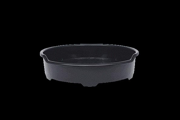 KS Tools 150.9209 Polyethylen-Fasstrichter mit Sieb, 30 l, Schwarz
