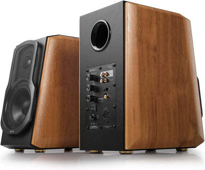 Edifier S1000MKII 2.0 Audiophile aktive Regallautsprecher, 120 Watt Lautsprecher, Bluetooth 5.0 mit