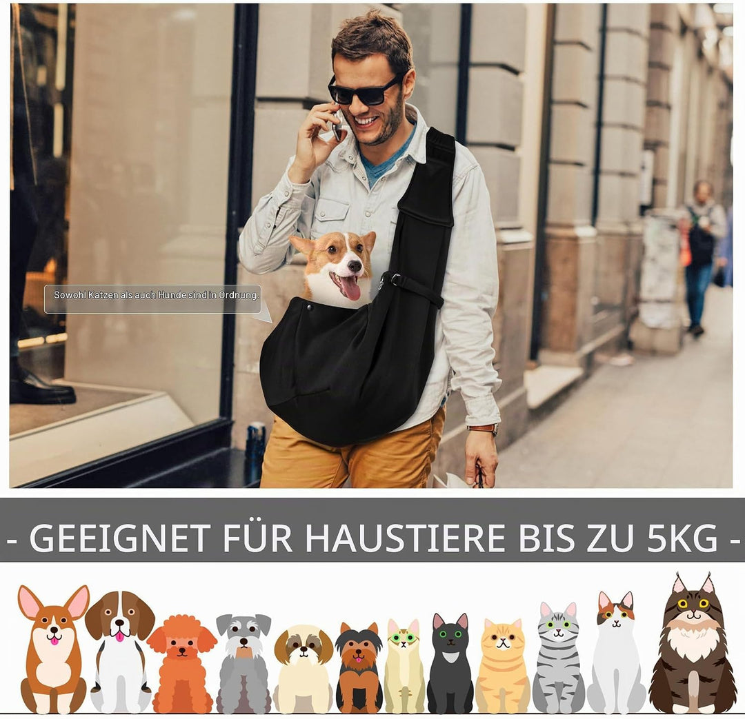 Tragetücher Hunde Kleine Hunde Katze Sling Freihändig Tragetücher Katze Tragetuch für Haustiere mit