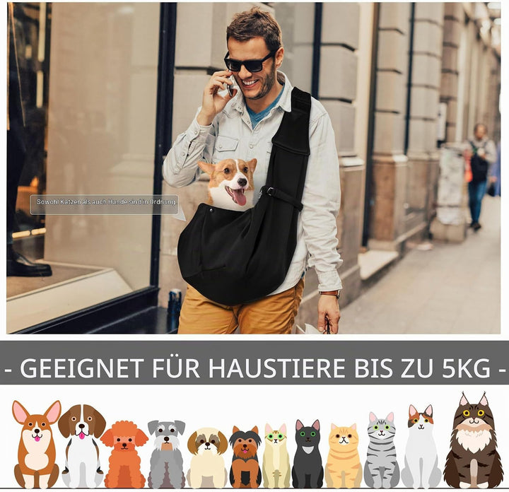 Tragetücher Hunde Kleine Hunde Katze Sling Freihändig Tragetücher Katze Tragetuch für Haustiere mit