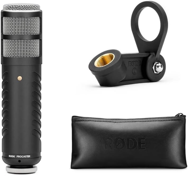 RØDE Procaster Dynamisches Sprechermikrofon für Podcasting, Streaming, Gaming und Sprachaufnahmen Pr