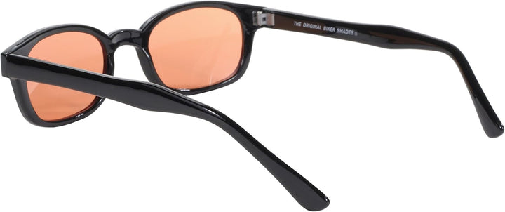 Original KD's Biker Sunglasses with Orange Lenses by Pacific Coast Sunglasses