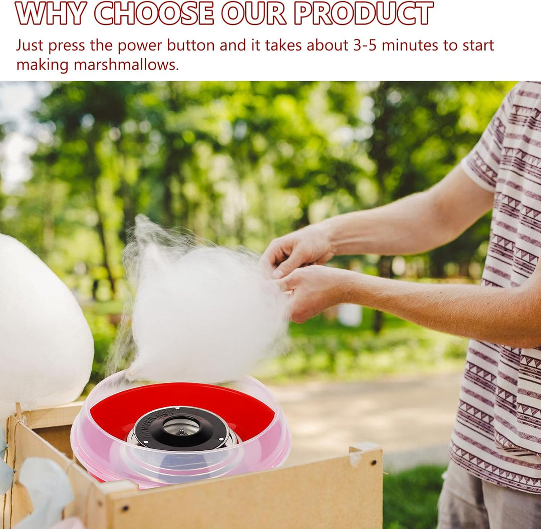 Zuckerwattemaschine,450 W Einfach Zu Bedienendes Zuckerwattegerät,Zuckerwatte Maschine,Retro Cotton