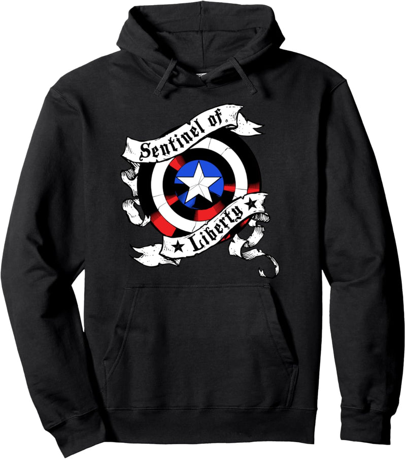 Marvel Captain America Sentinel Of America Shield Pullover Hoodie