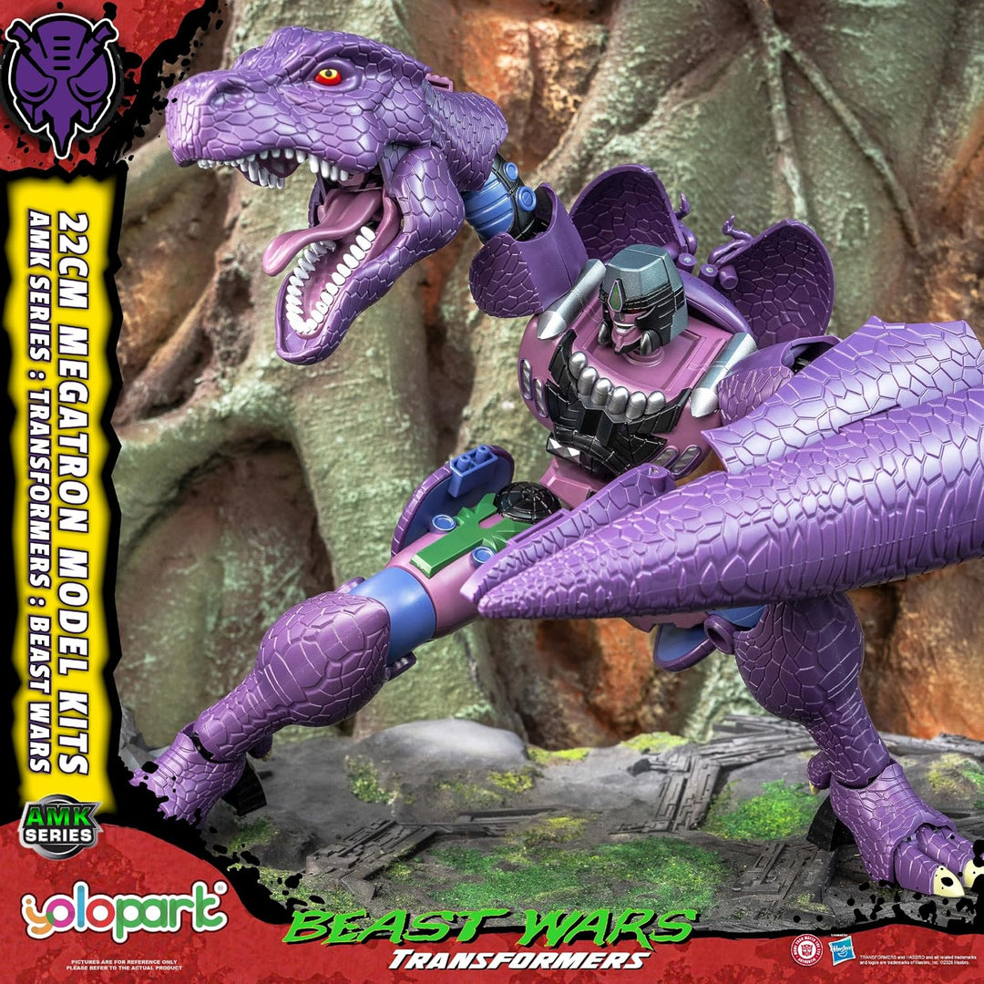 YOLOPARK Transformers Beast Wars Megatron, hochbewegliche Action-Figur