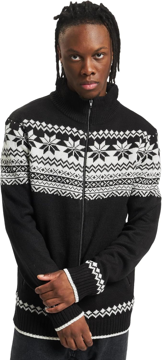Brandit Norweger Armee Cardigan Jacke Army Pullover Winter Outdoor Winterjacke XL Schwarz, XL Schwar