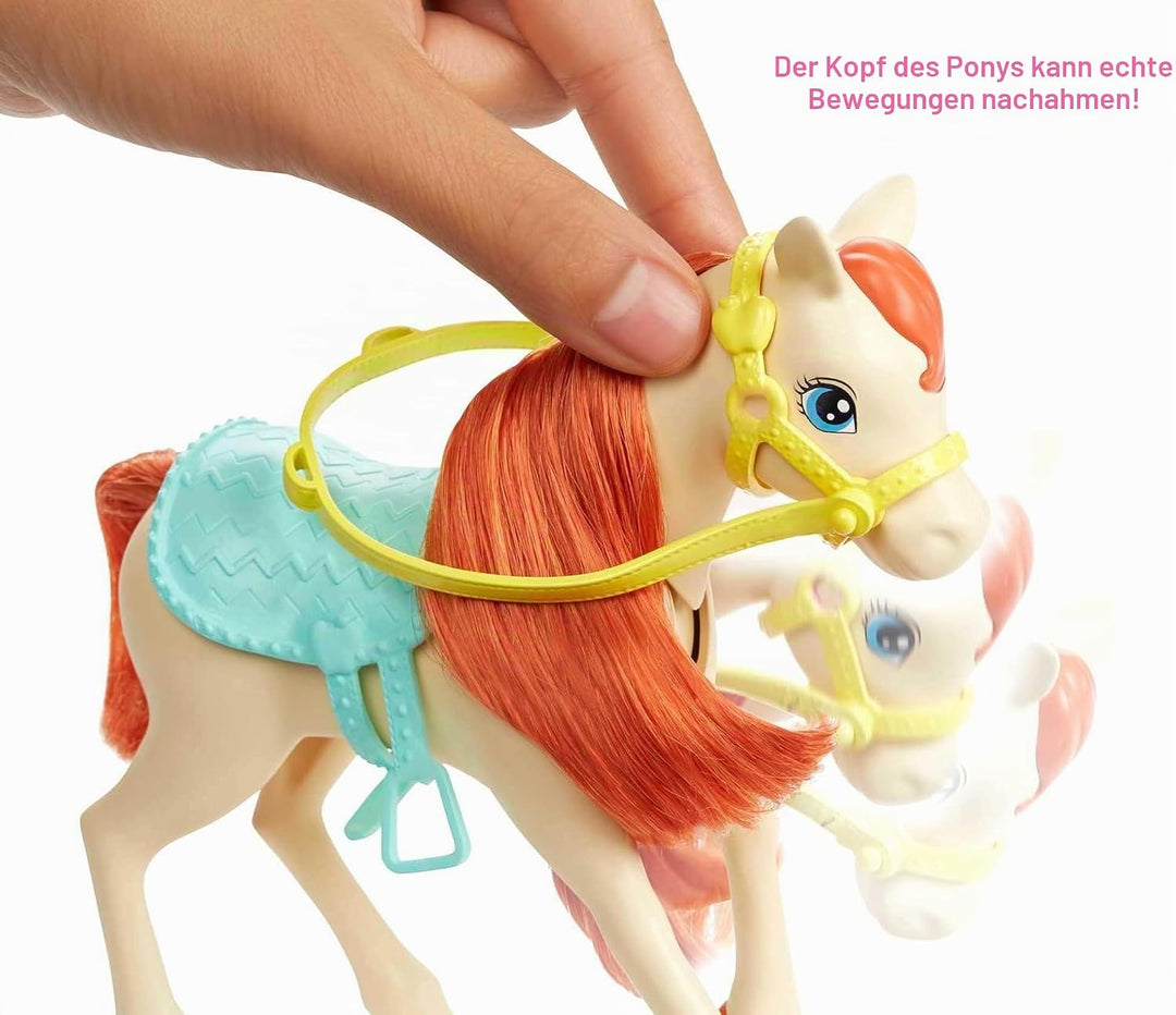 Barbie FXH15 - Reitspass Spielset (blond), Chelsea, Pferd und Pony, Puppen Spielzeug ab 3 Jahren Sta