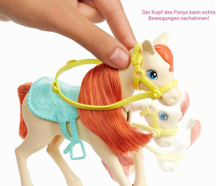 Barbie FXH15 - Reitspass Spielset (blond), Chelsea, Pferd und Pony, Puppen Spielzeug ab 3 Jahren Sta
