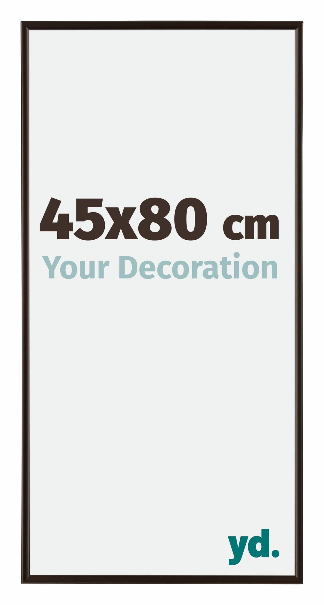 yd. Your Decoration - Bilderrahmen 45x80 cm - Bilderrahmen aus Kunststoff mit Acrylglas - Antireflex