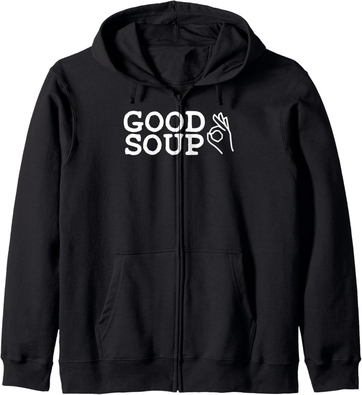 Good Suppe ok Handschild Viral Sound Meme Kapuzenjacke