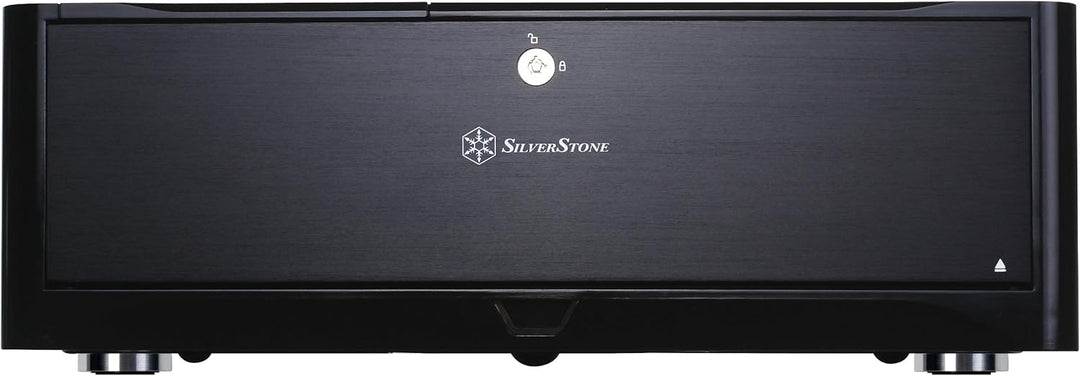 SilverStone SST-GD06B - Grandia HTPC Micro ATX Desktop Gehäuse mit hochleistungsfähigem und geräusch