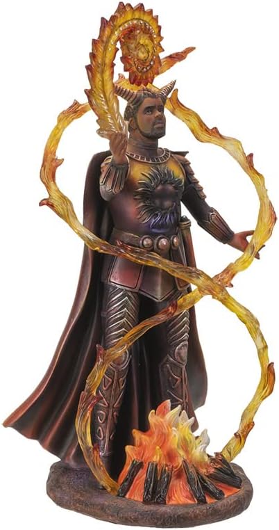 Pacific Giftware Magier Figur Element Feuer - Elemental Magic by Anne Stokes | Teufel Sammelfigur Za