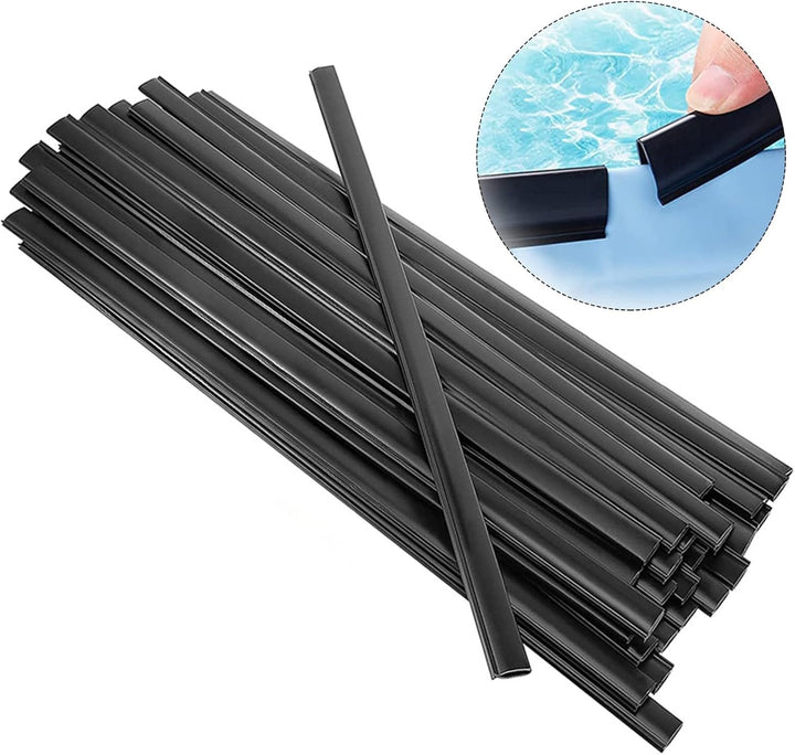 33PCS Schwimmbad Flache Coping Streifen, Pool Liner Response Strip Set, Flache Liner Coping Streifen