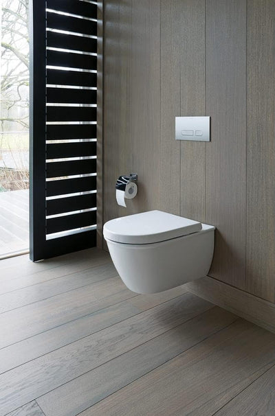 Duravit WC-Sitz Starck 2/Darling New, Toilettendeckel aus Duroplast, Klodeckel mit Edelstahl Scharni