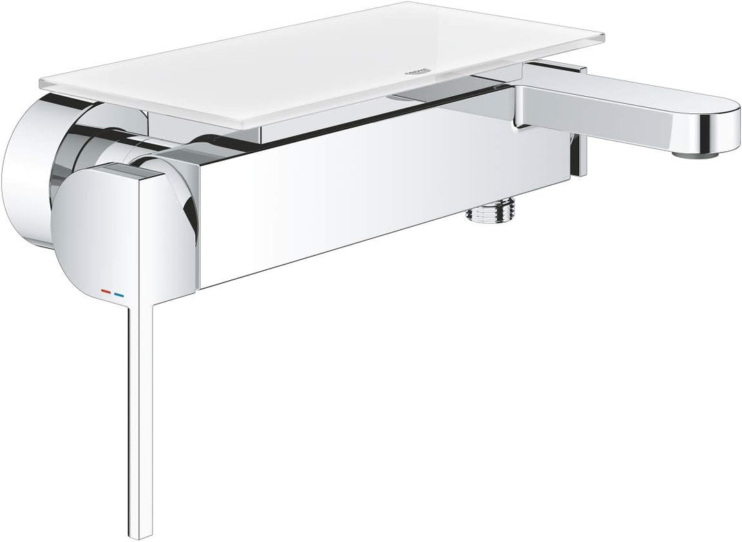 GROHE Plus | Badarmatur- Einhand-Wannenbatterie | mit Temperaturbegrenzer | chrom | 33553003 Chrom E
