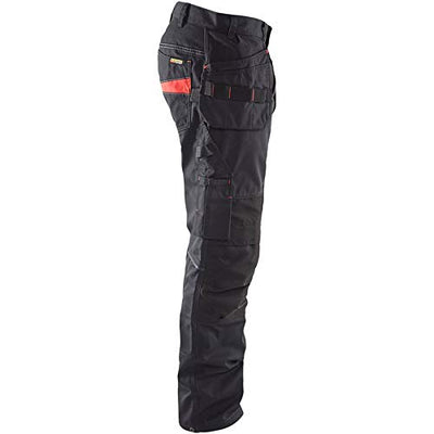 Blakläder 149613309956D116 Service Bundhose mit Nageltaschen Grösse in schwarz/rot, D116 D116 Black