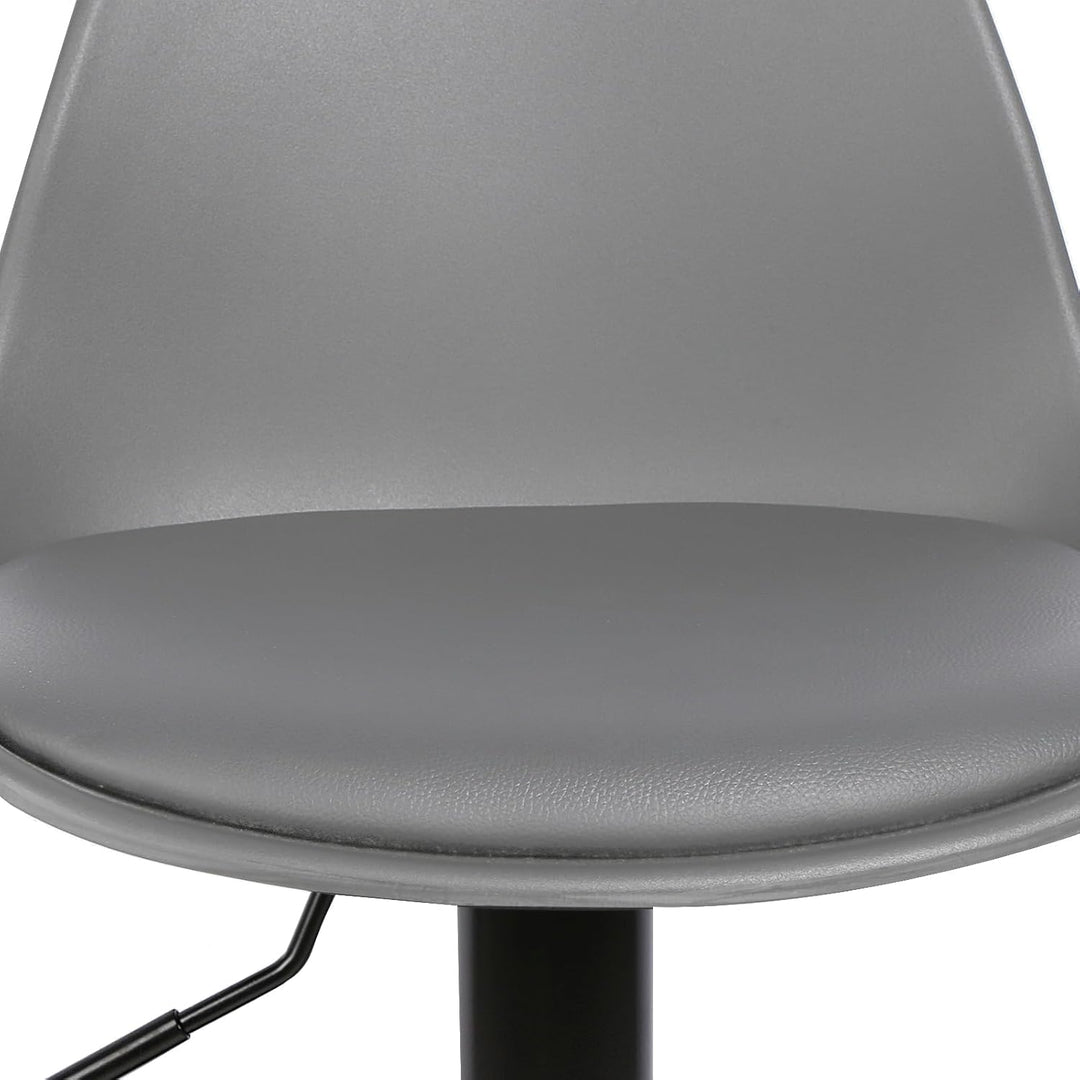 DDMINE 8er Set Barhocker mit Polster Gepolsterter Drehhocker mit Luftheber-Design, Kunstleder Barstu