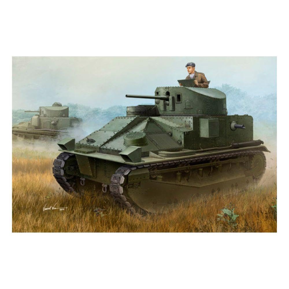 Hobby Boss 083879 1/35 Vickers MK II Link Modellbausatz, verschieden, 1:35