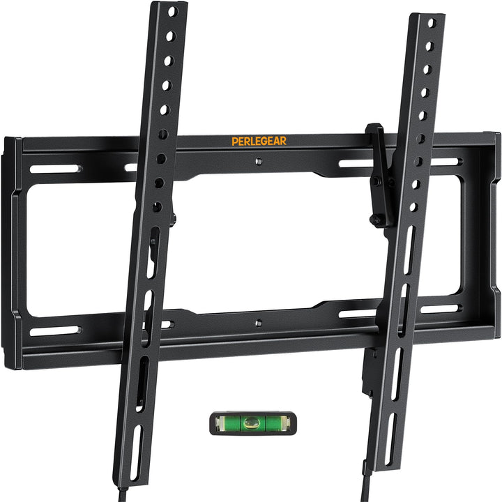 Perlegear TV-Wandhalterung, neigbar, für LED, LCD, OLED, Flachbildfernseher von 26 bis 65 Zoll, VESA