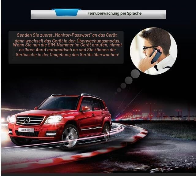 TKMARS 4G Auto GPS Tracker GPS Tracker Ohne ABO 7800mah mit Kostenloser App, Tropfenalarm TK915 4G 7