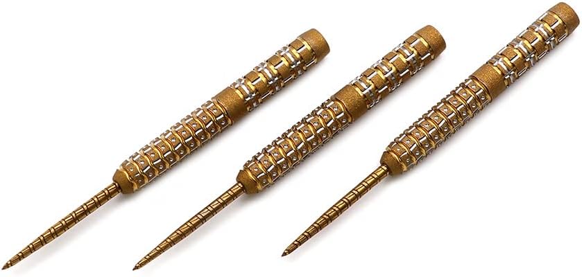 CUESOUL Steel Tip 90% Tungsten Dart Set mit Ölfarbe Finish und ROST Flights 23g FASSBIER, 23g FASSBI