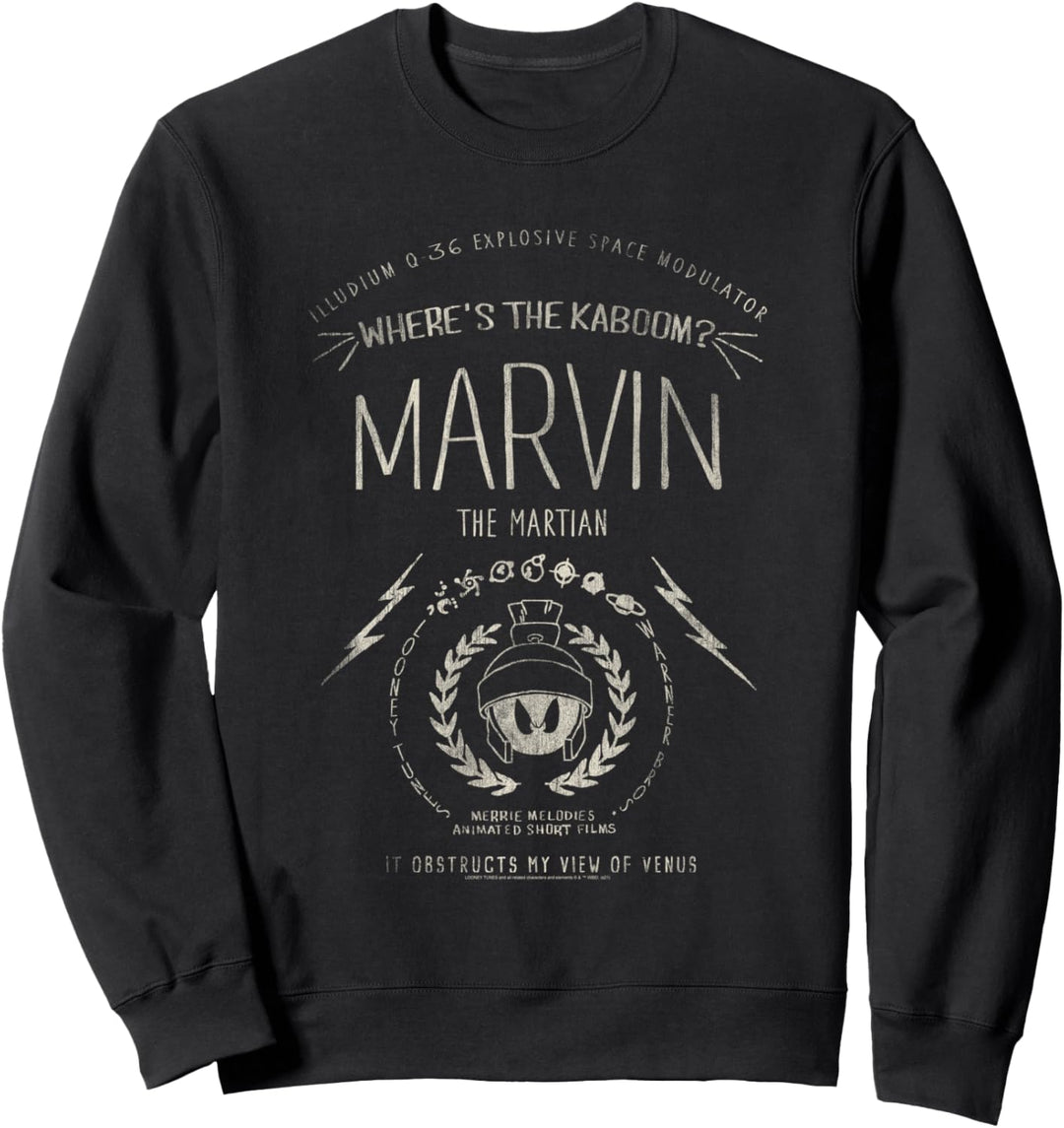Looney Tunes Marvin Where's The Kaboom Sweatshirt