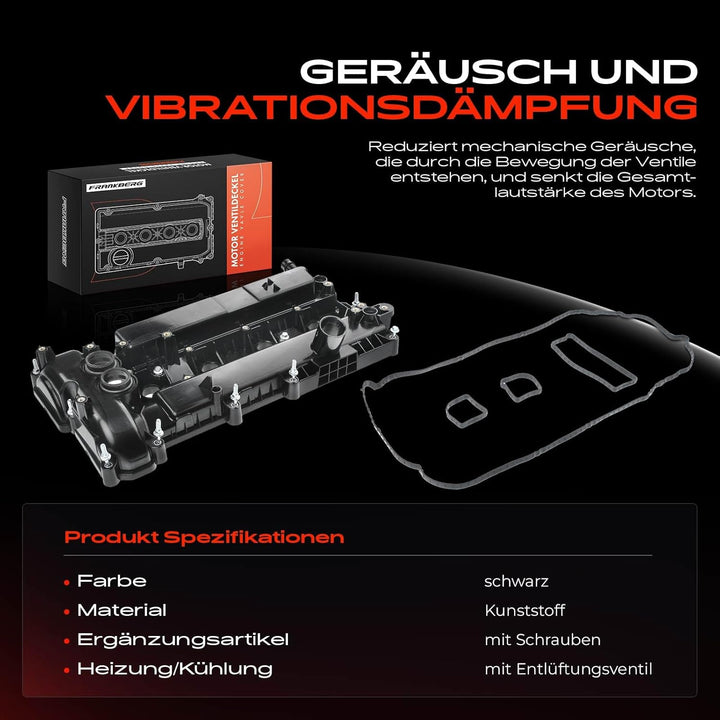 Ventildeckel Zylinderkopfhaube für Galaxy WA6 Mondeo IV BA7 S-Max WA6 S60 II 124 134 V70 III 135 XC6