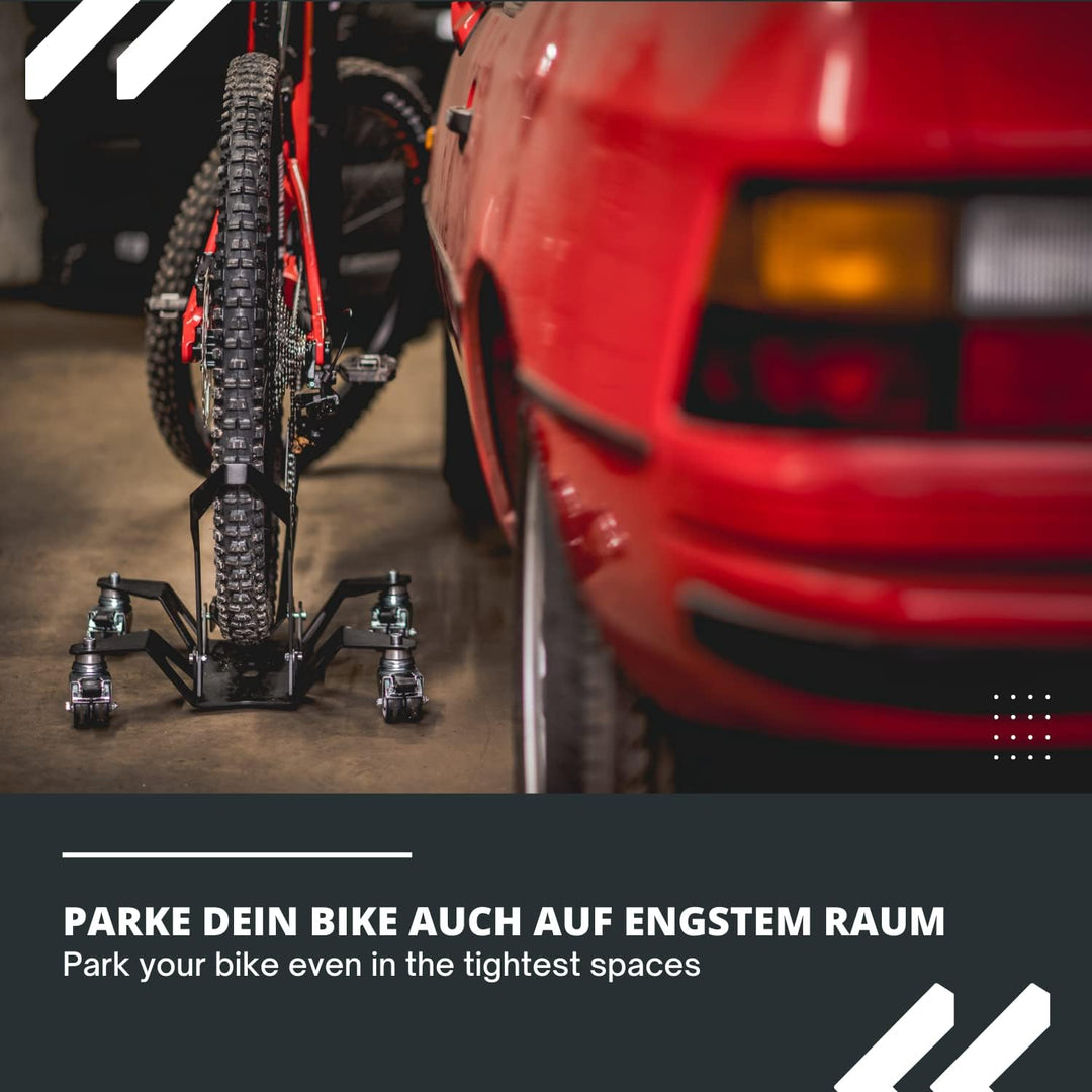 SHREDBROTHERS Fahrradständer E-Bike rollbar Abstellständer Ständer Stabiler Bodenparker MTB Ständer