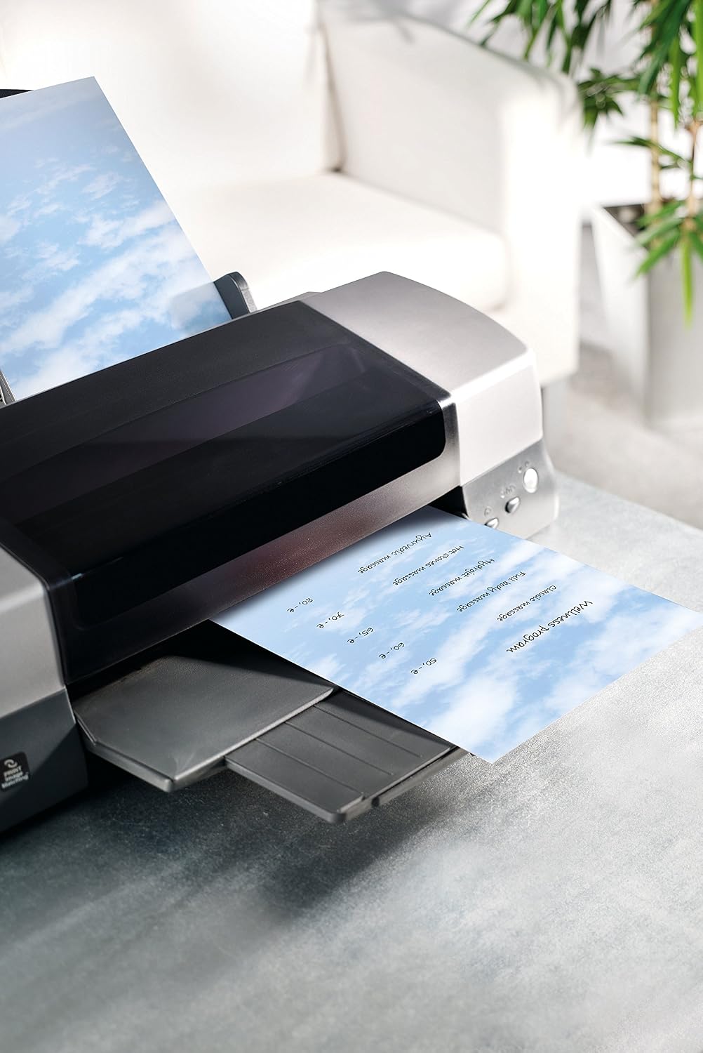 SIGEL DP565 Motiv-Papier "Clouds", Briefpapier 90 g, DIN A4, 100 Blatt, aus nachhaltigem Papier Wolk