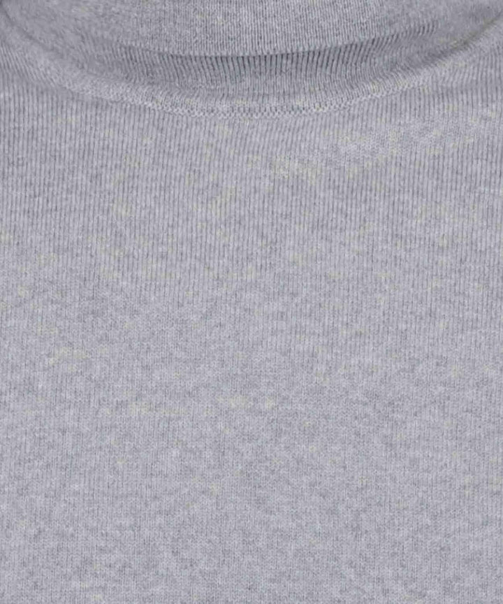 RAGMAN Herren Merino-Pullover Rollkragen M Grau-melange-012, M Grau-melange-012