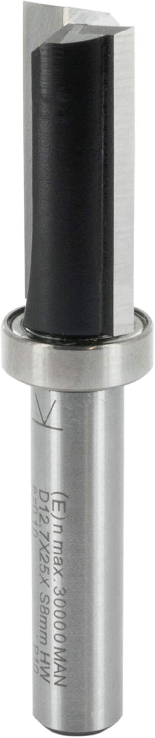 ENT 11702 Bündigfräser HW für Milescraft Zinkenschablone, Durchmesser (D) 12,7 mm, NL 25 mm, S 8 mm,