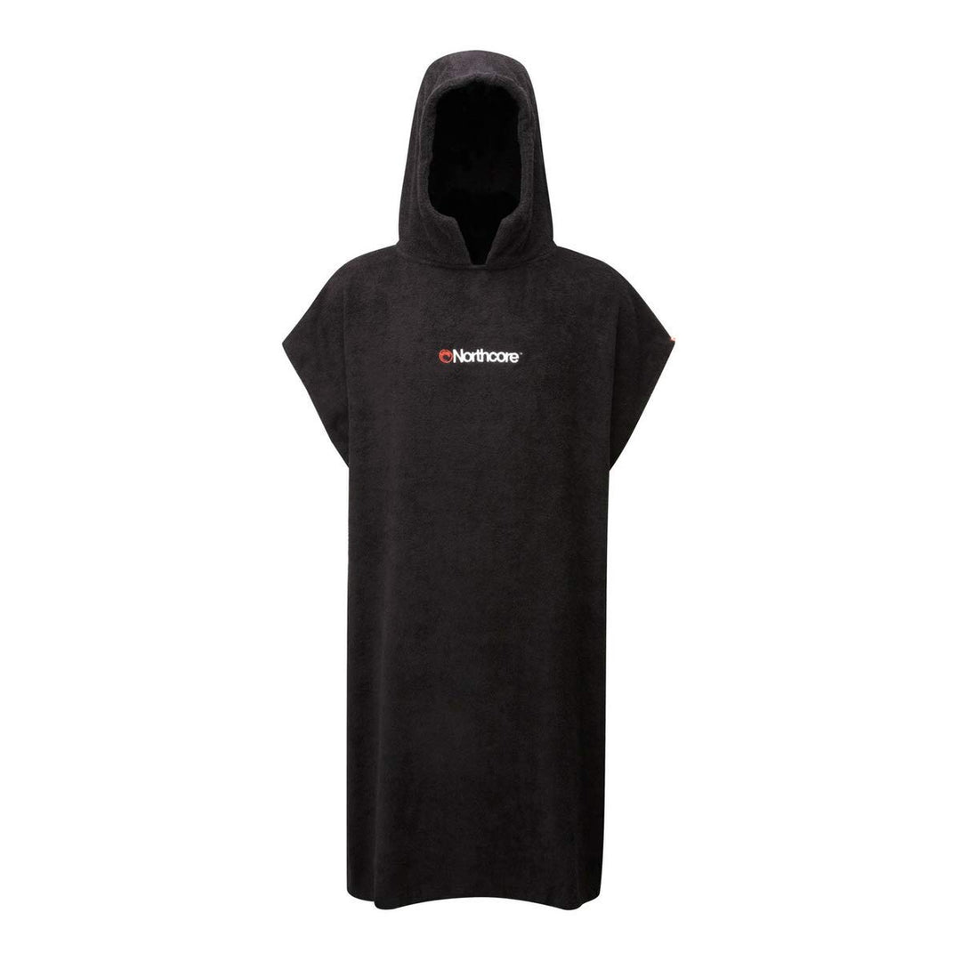 Northcore Beach Basha Wickelponcho Einheitsgrösse Schwarz, Einheitsgrösse Schwarz