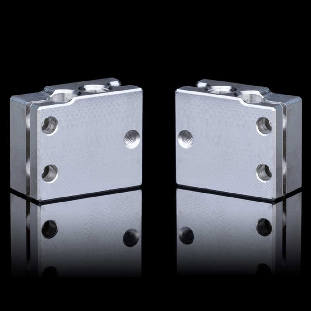 2PCS PT100 Volcano Heater Block,Aluminium Heizblock Mit Silikon Socke,für Sidewinder X1 X2,für Volca