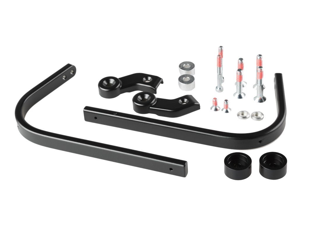 KOBRA Handprotektoren-Kit, schwarz, für Lenkerinnengewinde 6mm / 8mm, 1-Punkt Befestigung