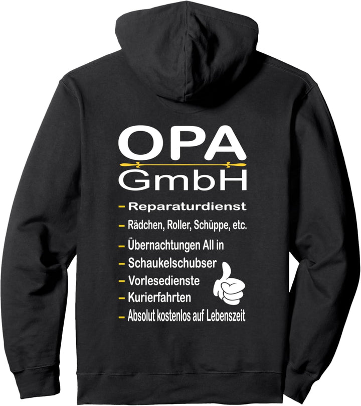 Opa GmbH das wird Opa reparieren Opa Spruch Pullover Hoodie