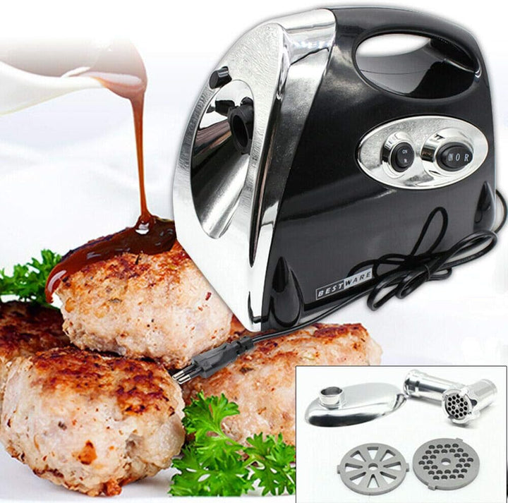 KinHall Elektrisch Fleischwolf 800W/2800W Edelstahl Wurstfüller Wurstmaschine + Zubeh Elektrisch Fle