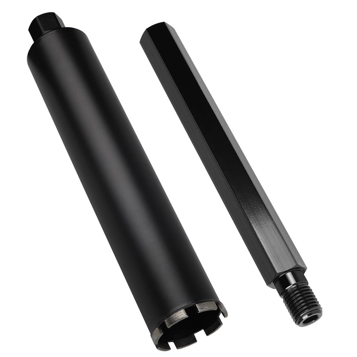 CPROSP 1¼" UNC Diamantbohrkrone 68mm mit Kernbohrer Verlängerung 400mm, Kernbohrkrone set, Bohrkrone