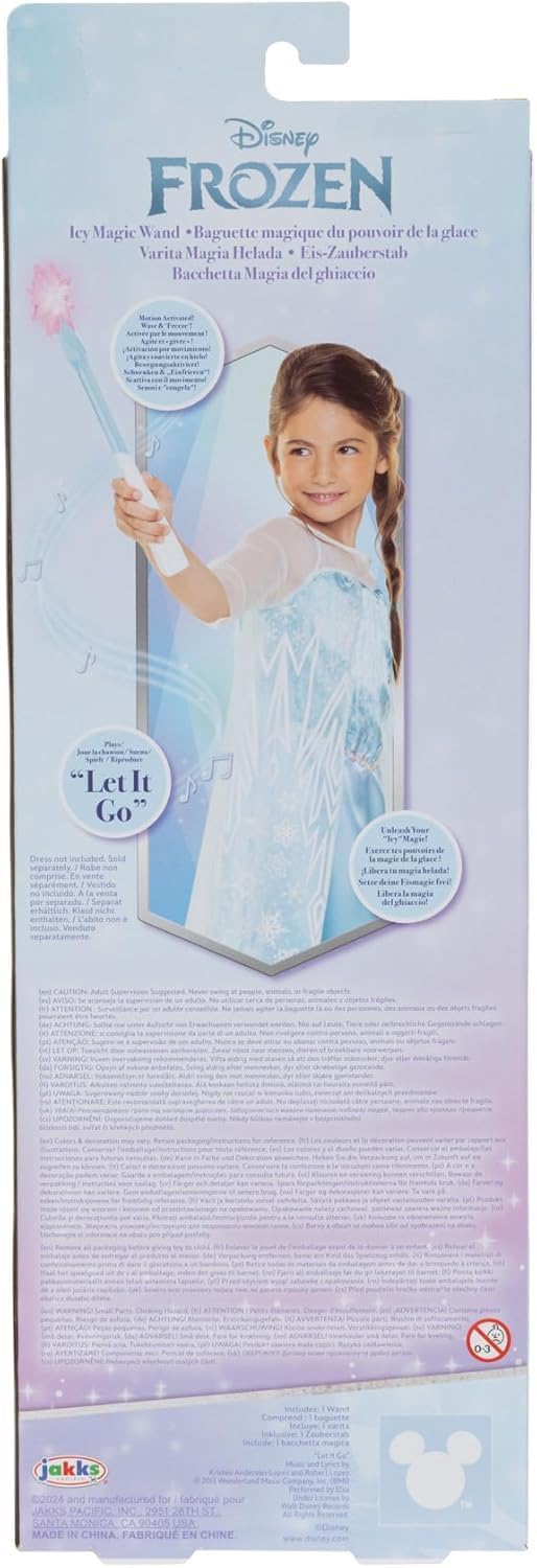 Disney Frozen ELSA Eiskristall-Zauberstab Spielzeug, offiziell lizenziert von Jakks Pacific, Entfess