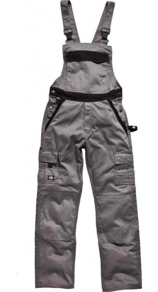 Dickies Latzhose "Industrie", 1 Stück, 44, grau/schwarz, IN30040 GBK44 44 Grau/Schwarz, 44 Grau/Schw