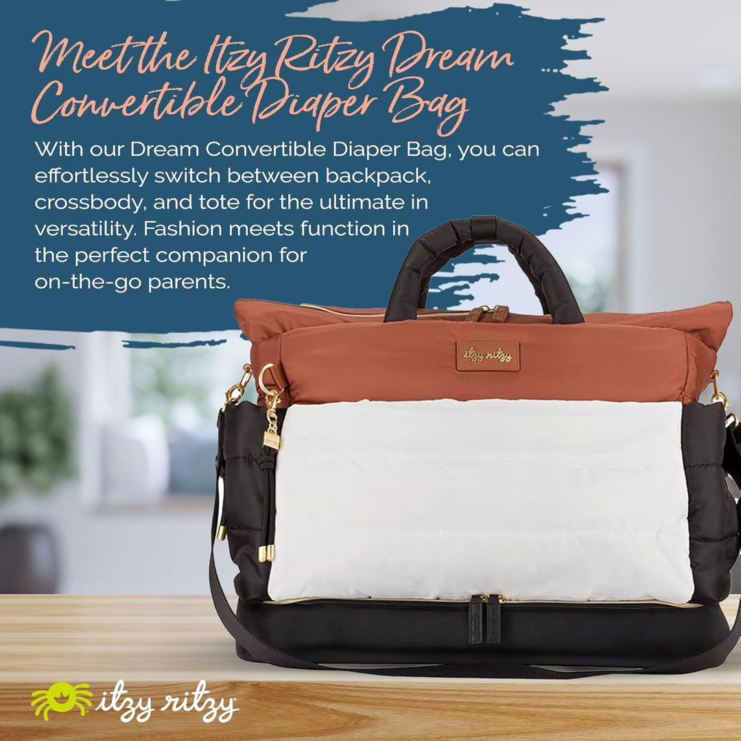 Itzy Ritzy Dream Convertible Wickeltasche Kaffefarben / Cremefarben, Kaffefarben / Cremefarben