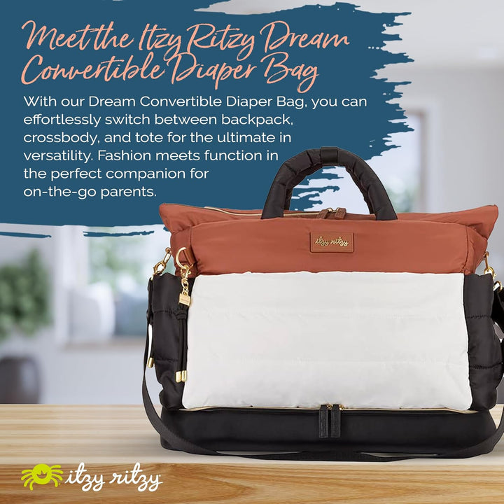 Itzy Ritzy Dream Convertible Wickeltasche Kaffefarben / Cremefarben, Kaffefarben / Cremefarben