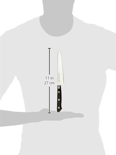 TOKYO design studio Petty Messer, 3-lagig, 15 cm, Stahl, silberfarben, 15 x 4 x 1 cm