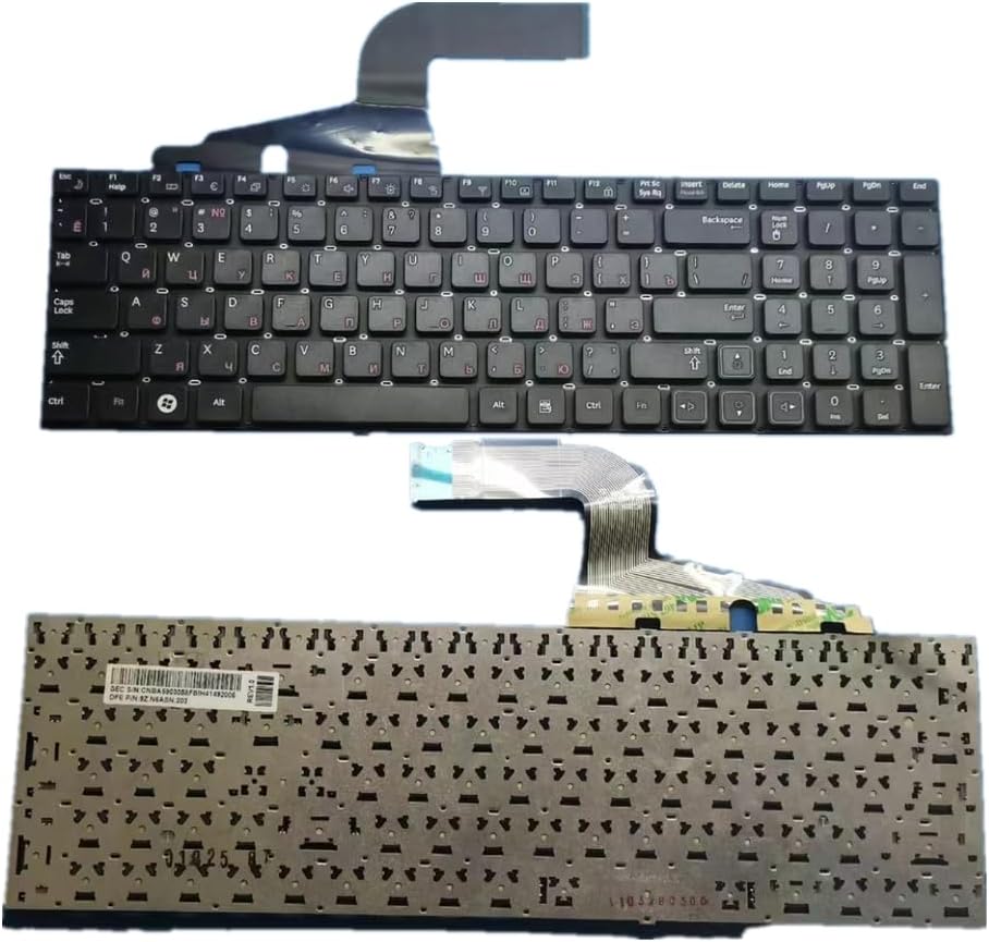 fqparts-cd Replacement Laptop Tastatur für for Samsung NP-RV720 Schwarz Amerikanische Version