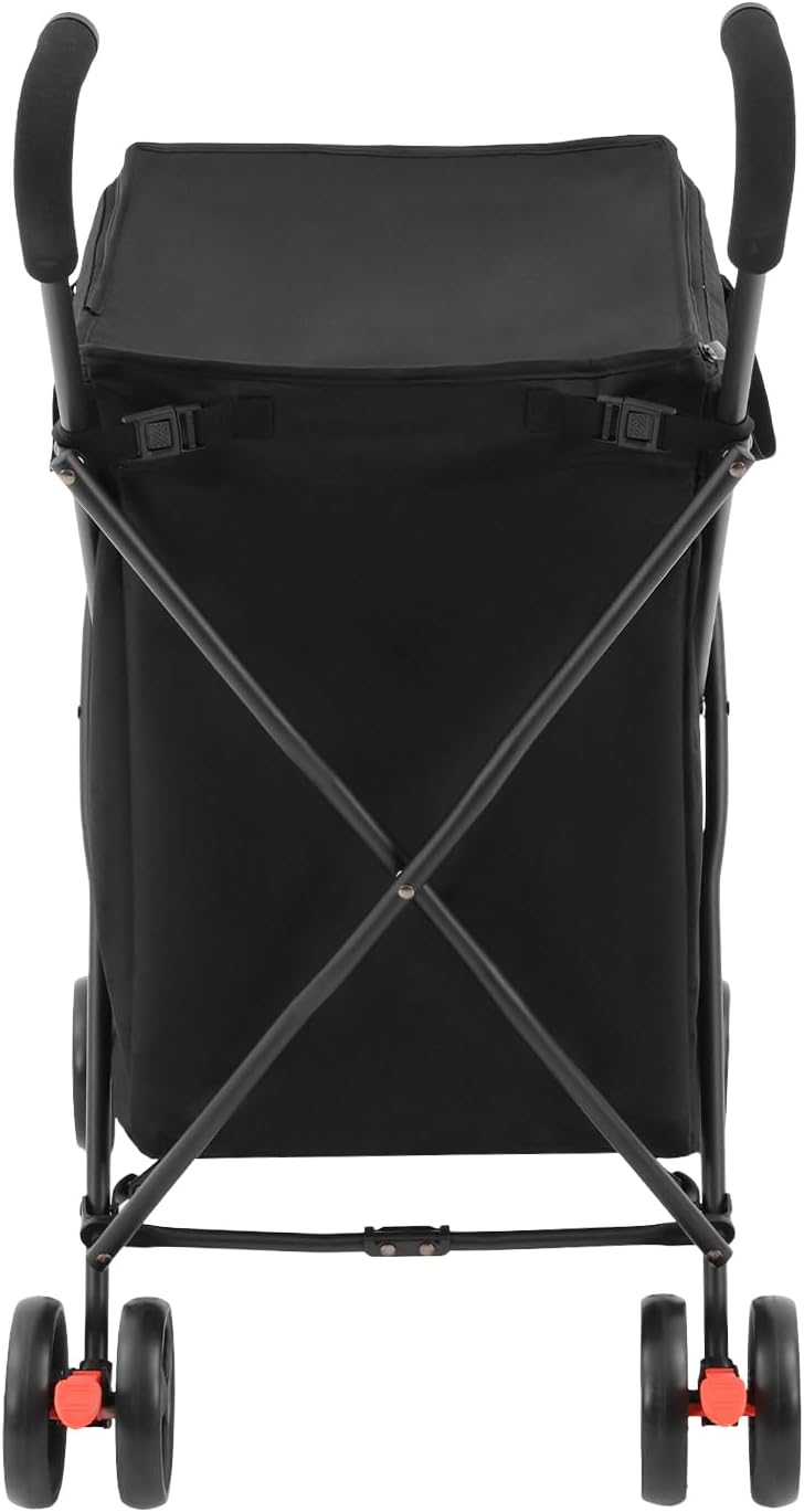Einkaufstrolley Klappbar 38L Handwagen mit Tasche Outdoor Einkäufe | Polyester und Metall, Klappwage
