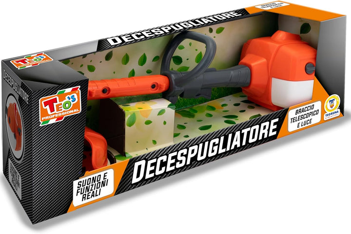 Teorema Giocattoli - TEO'S Teorema-Motorsense für Kinder, batteriebetrieben, mit Licht und Geräusche