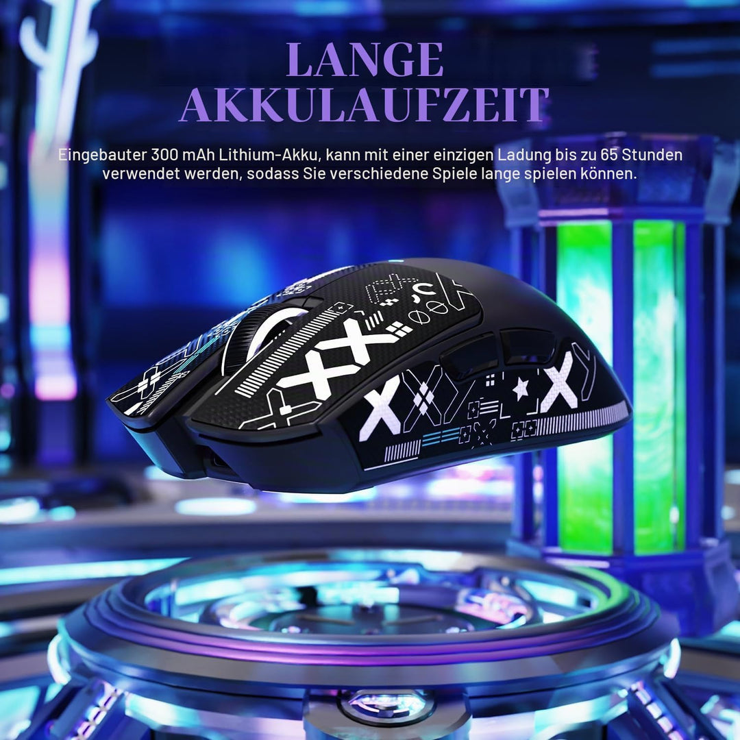MAMBASNAKE X ATTACK SHARK X11SE Kabellose Gaming-Maus,22000 DPI,PixArt PAW3311 Sensor,BT/2,4 G/kabel