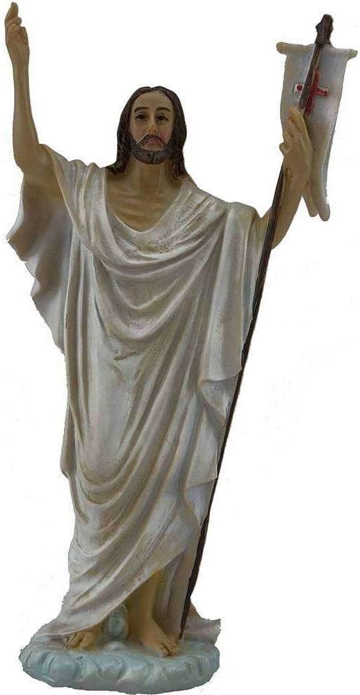 Set mit 4 Figuren, Jesus, aus Kunstharz, Oster-Krippe, 14 cm