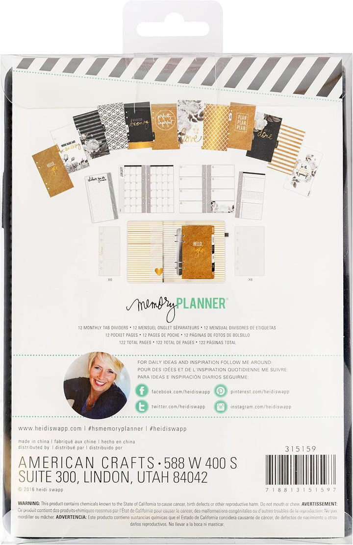 American Crafts Heidi Swapp Memory Planner Persönliches Leben, mehrfarbig